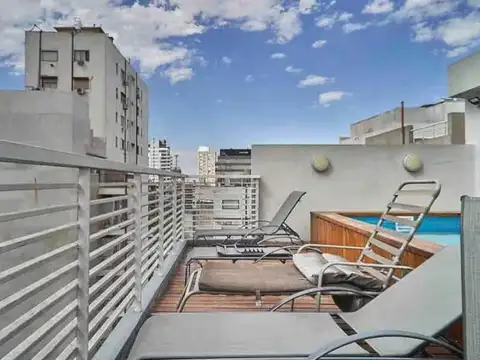 Departamento 2 ambientes con 2 baños
