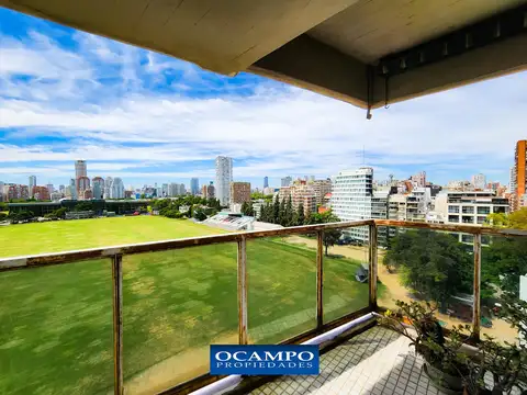 Piso Alto con Vista al Polo, Cochera y Balcón | Las Cañitas