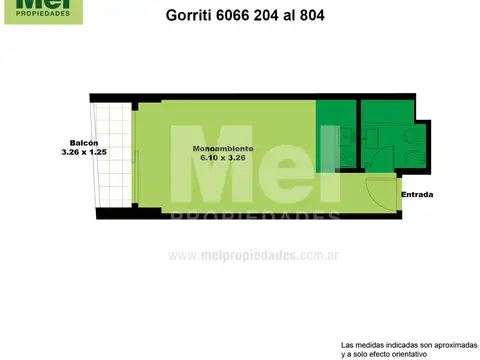 Gorriti 6000, Piso 6