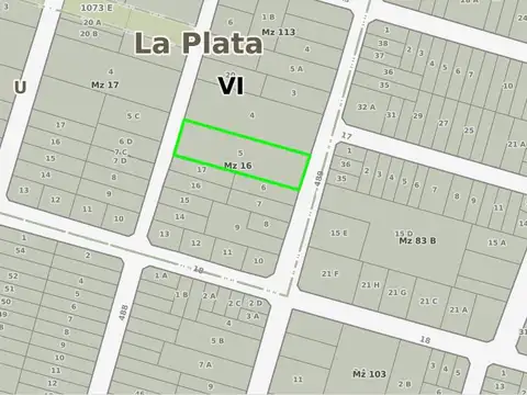 Terreno en Venta en Manuel B Gonnet, USD 800.000