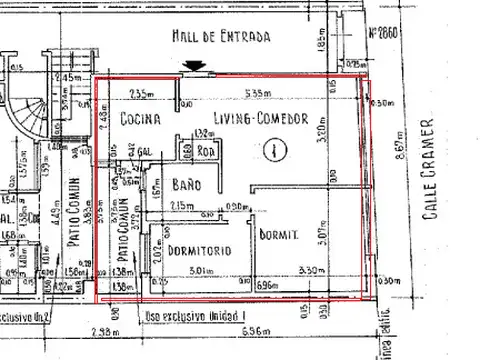 Depto Tipo Casa en Venta en Belgrano, USD 109.000