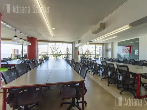 Oficinas unidas Total   200 m2     PISO ALTO  - Belgrano