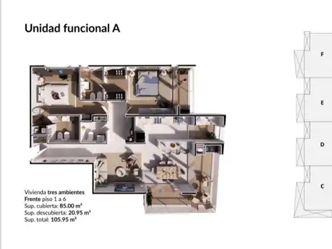 Departamento en Venta al Este
