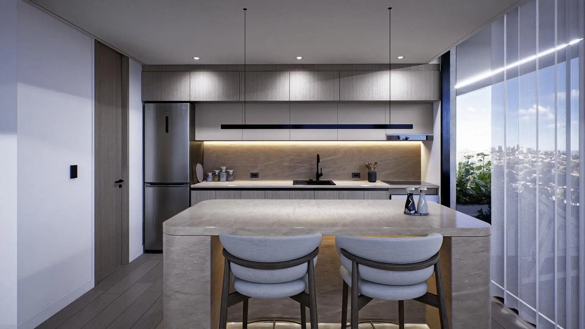 Depto monoambiente 36m² con amenities premium — Zona Guemes