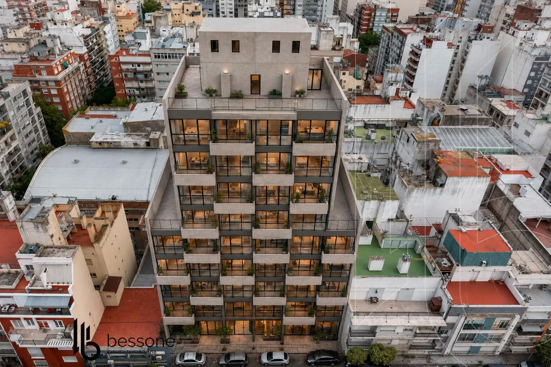 Departamento 3 amb, 71m² en pozo con balcón aterrazado — Centro