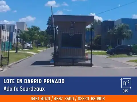 Terreno - Venta - Argentina, Ingeniero Adolfo Sourdeaux - Pelagio Luna 201