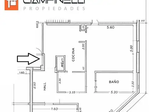 Departamento en Venta de 4 ambientes