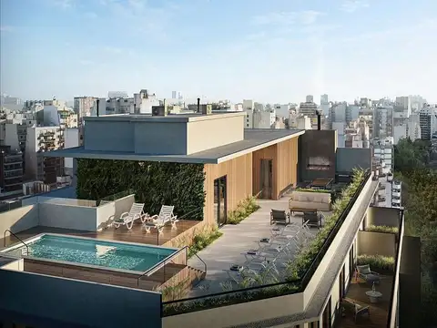 2 ambientes a estrenar con parrilla y amenities