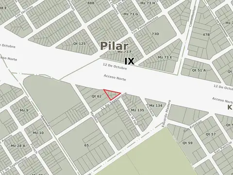 Terreno en Venta en Del Viso, USD 500