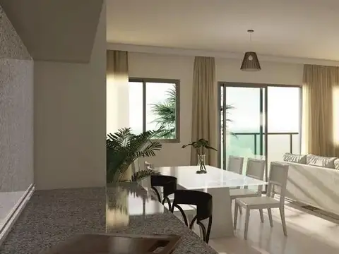 Departamento tipo loft con balcón y cochera en Barrio Sur