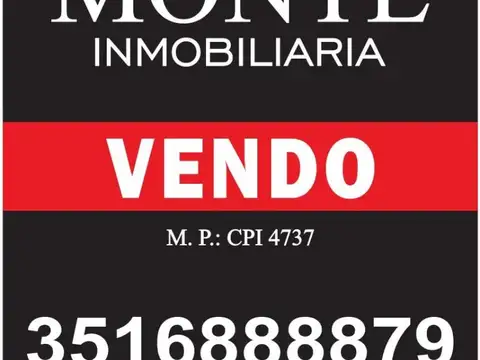 Terreno en Venta 34  mts Fondo
