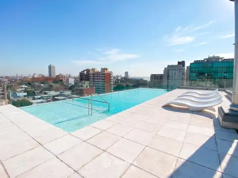 ALQUILER - Departamento monoambiente amueblado - Puerto Norte, Rosario.