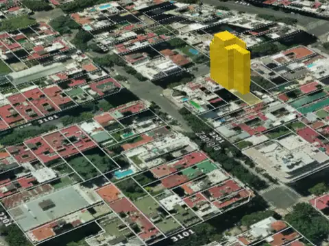 Terreno en Venta 17  mts Fondo