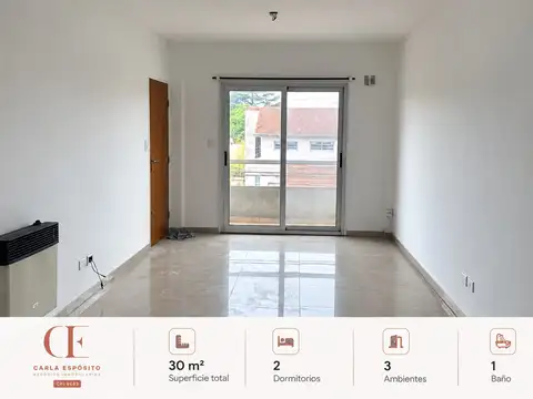 Departamento en alquiler c/ cochera en Monte Grande