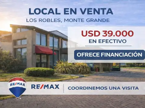 LOCAL COMERCIAL EN VENTA BARRIO CERRADO LOS ROBLES
