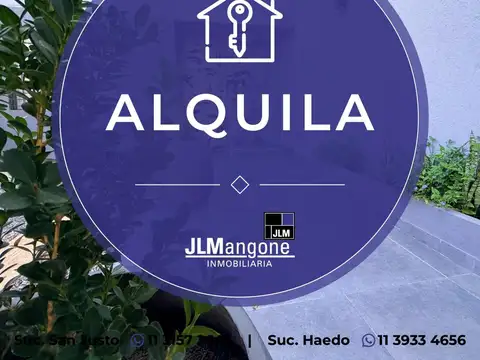 Departamento 2 ambientes con cochera y balcon