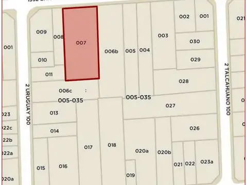 Terreno en Venta 47  mts Fondo