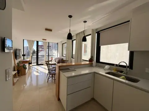 Departamento 2 ambientes con 2 baños
