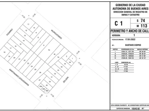 Terreno en Venta de 284,0 m2