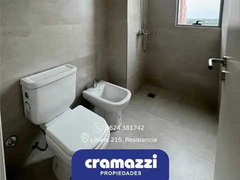 Departamento 2 ambientes con 1 baño