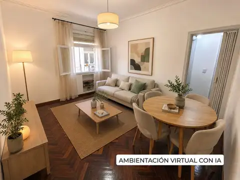 2 AMB CON 41 M2 CON BAÑO Y COCINA RECICLADO A NUEVO  EN ALMAGRO