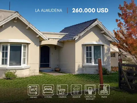 Casa en venta de 4 dormitorios en la almudena, salta, argentina