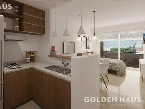 Departamento Monoambiente con 1 baño