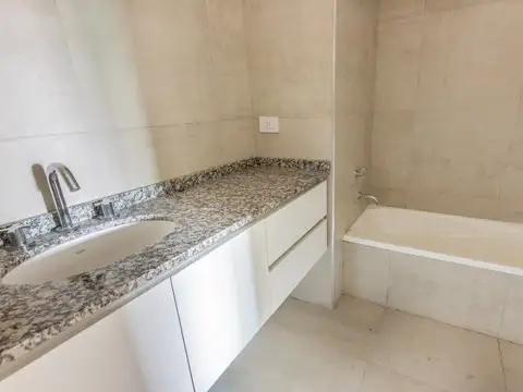 Departamento 2 ambientes con 2 baños