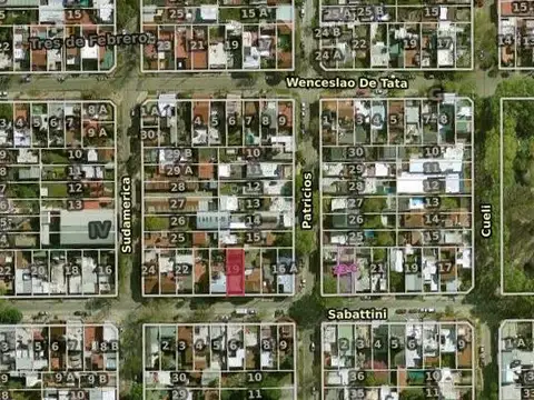 Venta Lote 8,66 x 24 Santos Lugares