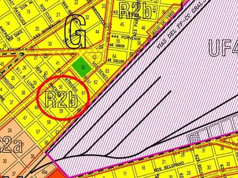 Terreno en Venta 8  mts Frente