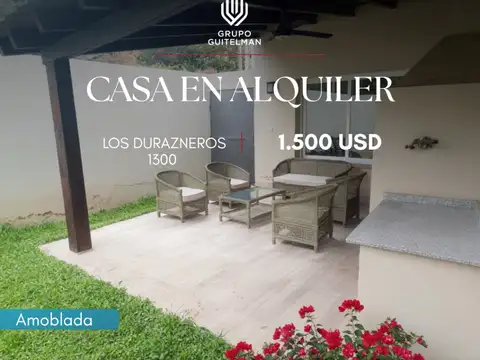 Duplex amoblado en ALQUILER en Tres Cerritos, Salta