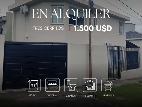 Duplex amoblado en ALQUILER en Tres Cerritos, Salta