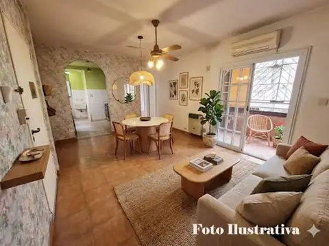 Departamento 3 ambientes con 1 baño