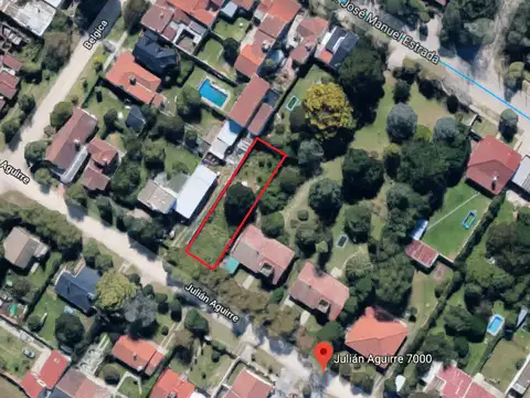 Lote 10,25x33,30 - Julián Aguirre y Bélgica 