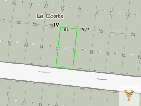 Terreno en venta - 555Mts2 - Costa del Este