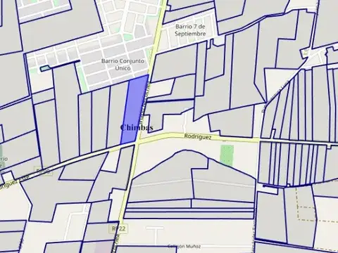 TERRENOS/FRACCIONES/LOTEOS - TERRENOS - ZONA NORTE, CHIMBAS