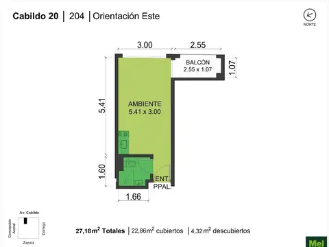 Av. Cabildo 100, Piso 2