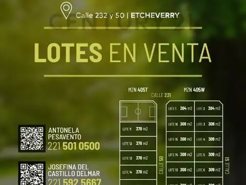 Venta de lotes geodésicos en Etcheverry – Desde U$D 16.000