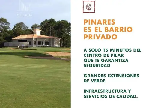 LOTE EN VENTA- PINARES LA MEJOR UBICACION
