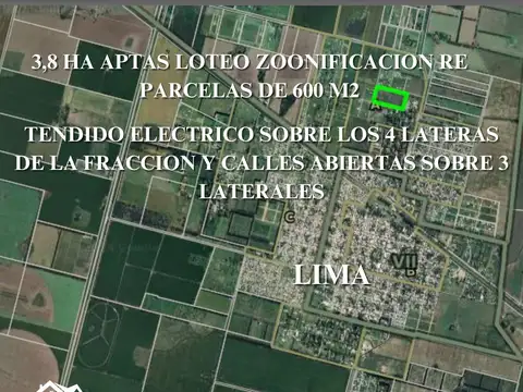 Varias fracciones en Lima Bs. As.