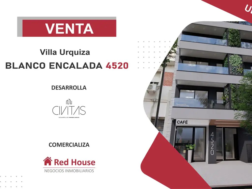 Edificio Blanco Encalada 4520 de 1 Dormitorios