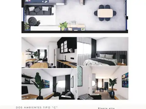 Departamento en Venta de 1 dormitorio