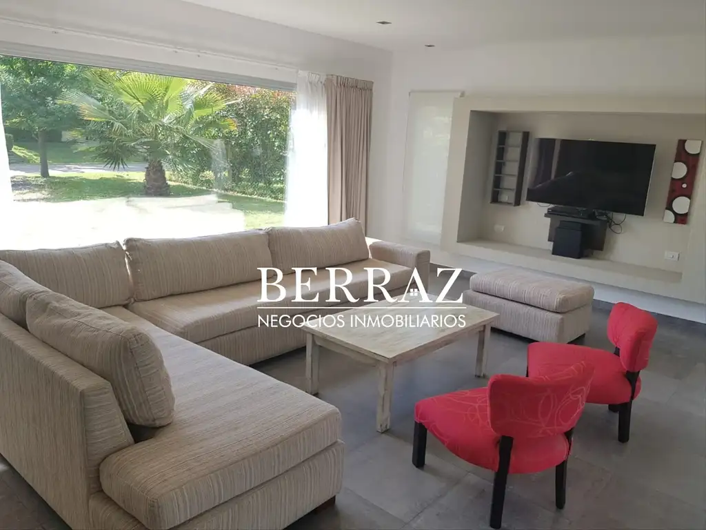 Casa Alquiler Temporada Verano Completa 3 Dormitorios Barrio Sausalito Lote de 1500 m2 Pilar - 3 dormitorios