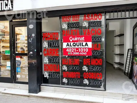 Local en Alquiler en Recoleta, CABA
