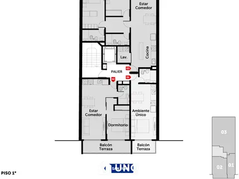 San Juan 1400, Piso 00