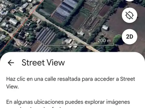 sobre calle General Rodríguez y pilar