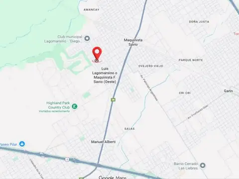 VENTA DE LOTE 215 M² EN SOLARES DEL NORTE – PILAR