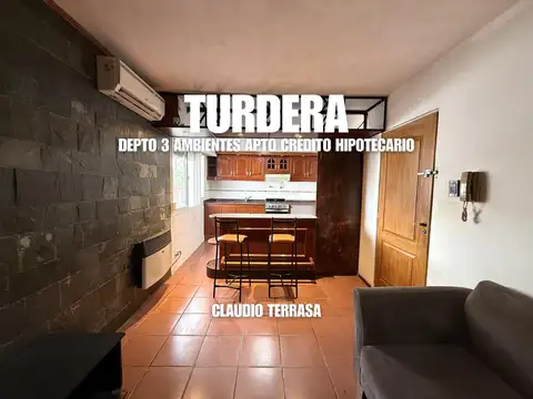 DEPTO DOS AMBIENTES EN VENTA EN TURDERA