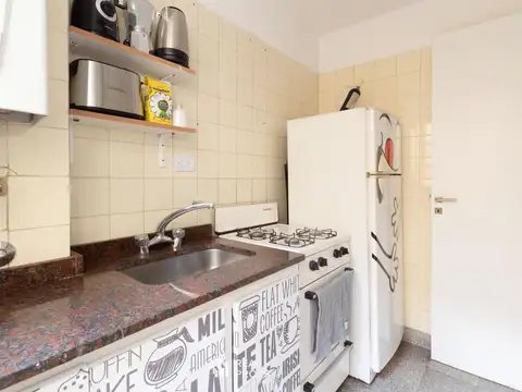 Departamento 2 ambientes con 1 baño