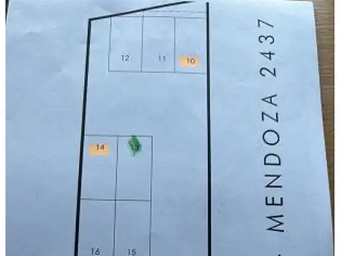 MENDOZA Y SANTIAGO EXCELENTE UBICACIÓN COCHERA VENTA